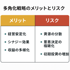 多角化戦略のメリットとリスク